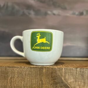 Gibson John Deere Ceramic 32 oz Soup Coffee Hot Chocolate Cereal Handled Mug